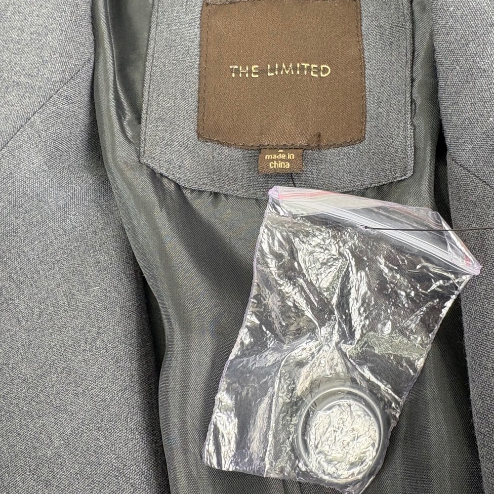 The‎ Limited Gray Blazer Size 6 Career Business Office Professional Jacket - Picture 8 of 13